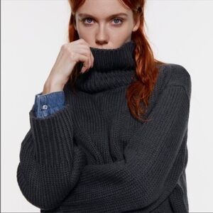 ZARA chunky turtleneck